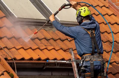 Démoussage et hydrofuge de toiture à Champniers